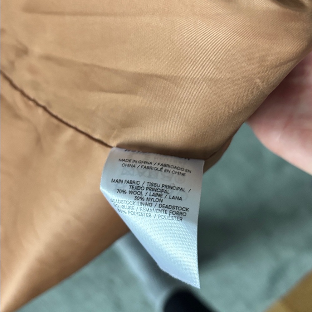 Reformation Sierra Oversized Coat in Camel - Picture 11 of 12